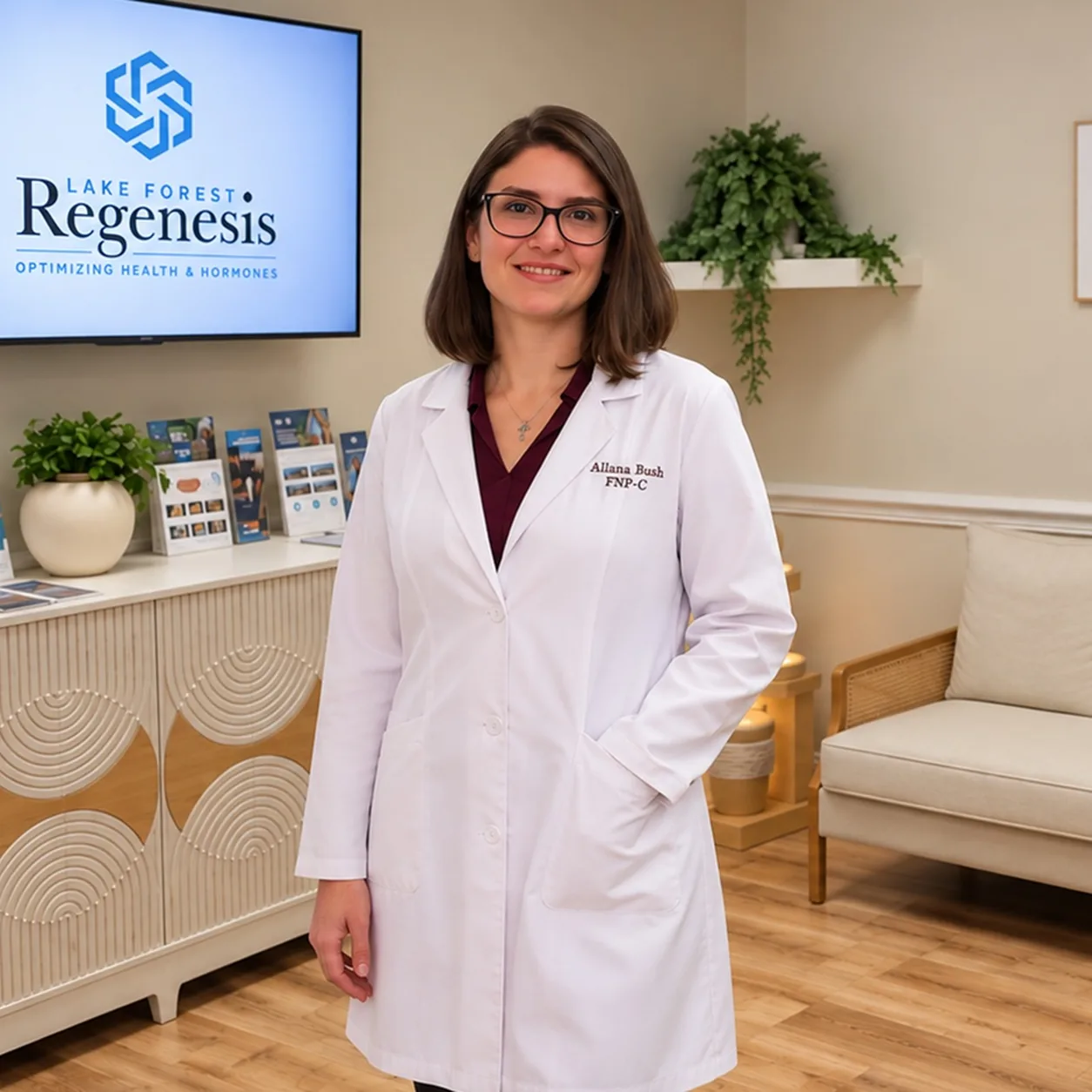 Allana Bush, FNP-C, founder and provider at Lake Forest Regenesis