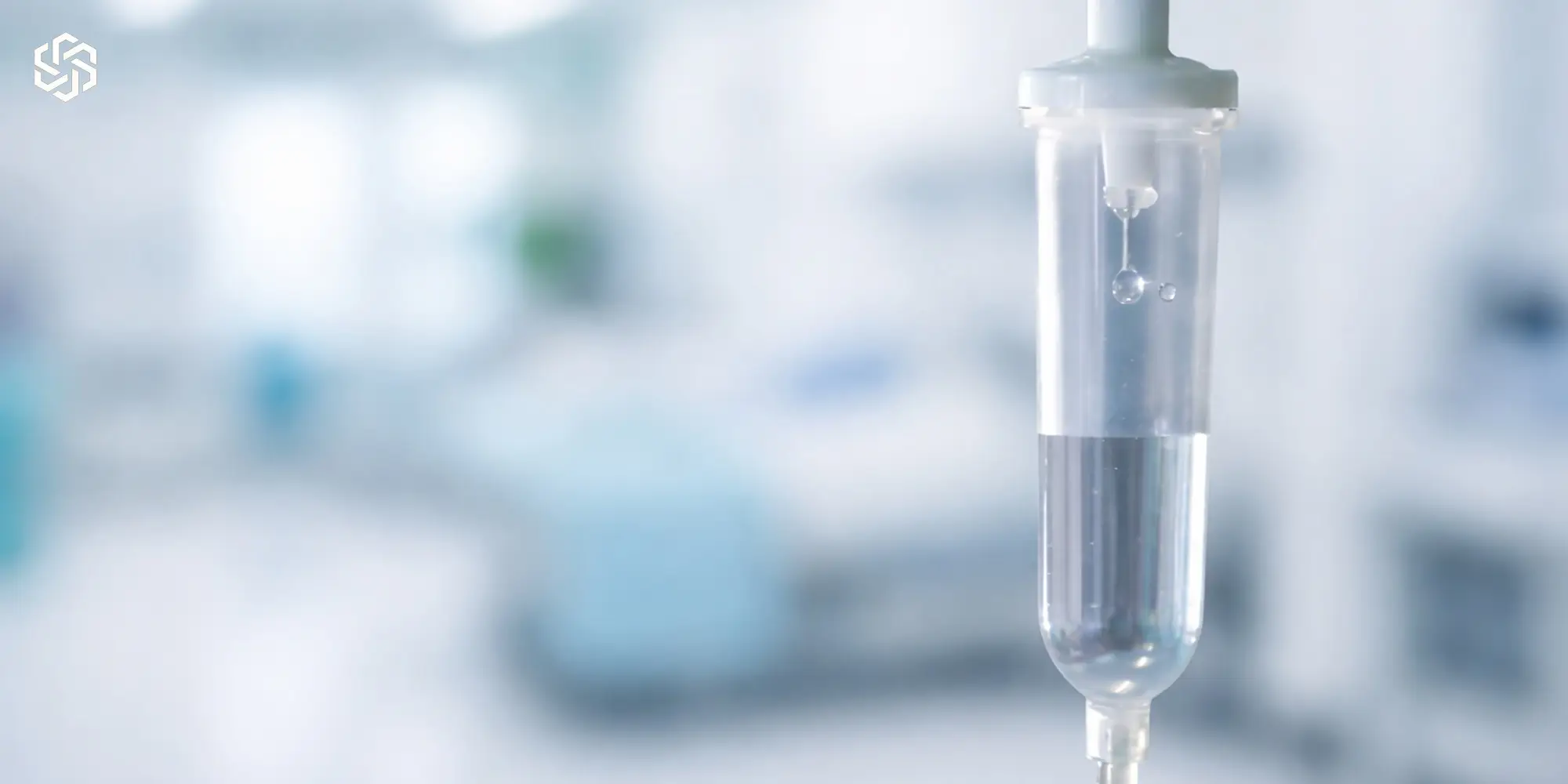 IV therapy drip delivering fluids and nutrients directly into the bloodstream