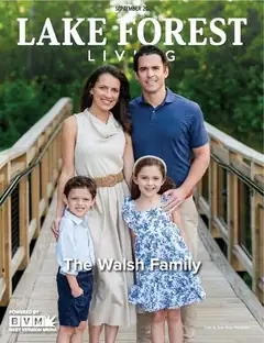 Cover of the September 2026 issue of Lake Forest Living magazine