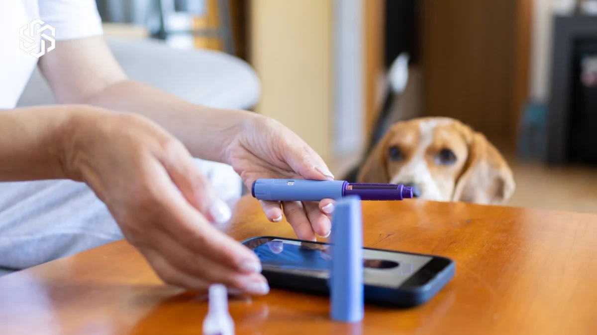 Woman on a video call with her provider about how to stop a GLP-1 medication